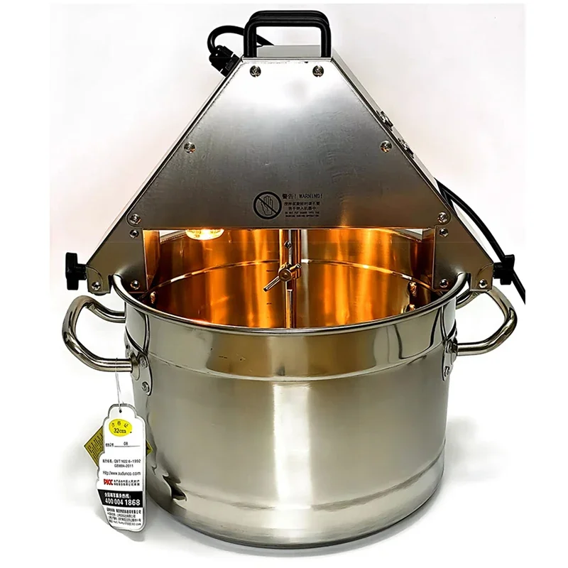 Commercial Bread Slicer - Food Stirrer Pot 10L Stir-fry Machine