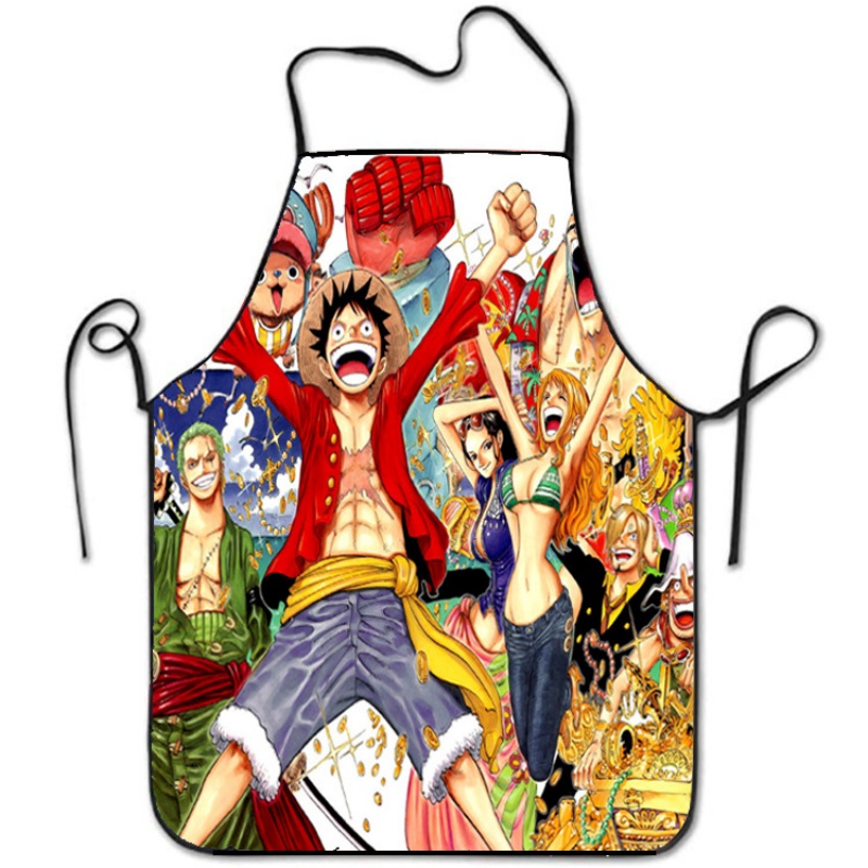 One Pieces Luffy Apron Printed - огляд і ціна Commercial Kitchen Set