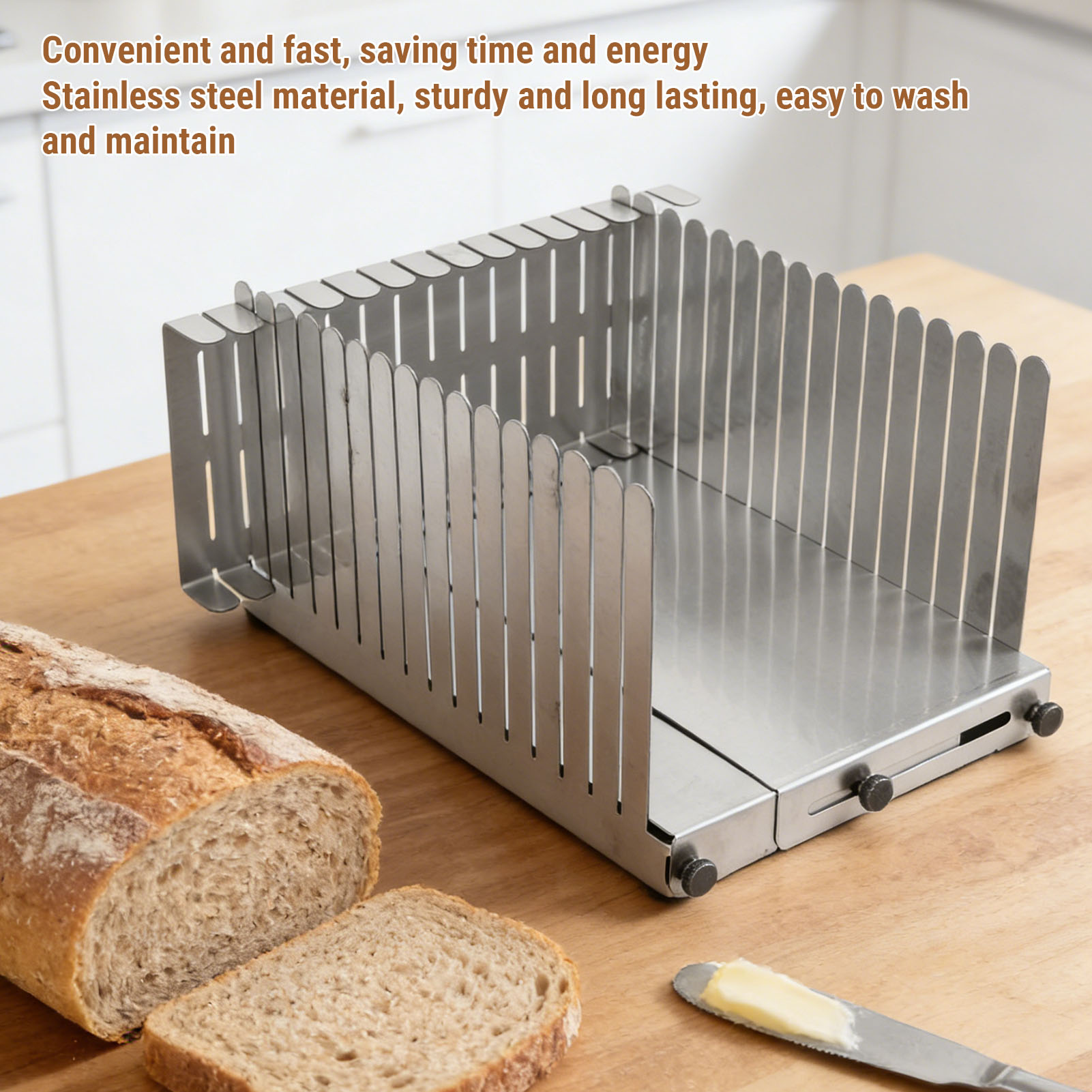 Bread Slicing Guide Stainless  - огляд і ціна Commercial Bread Slicer