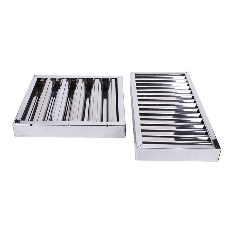 201SS 304SS 430SS Grease Filte - огляд і ціна Commercial Kitchen Exhaust Hood