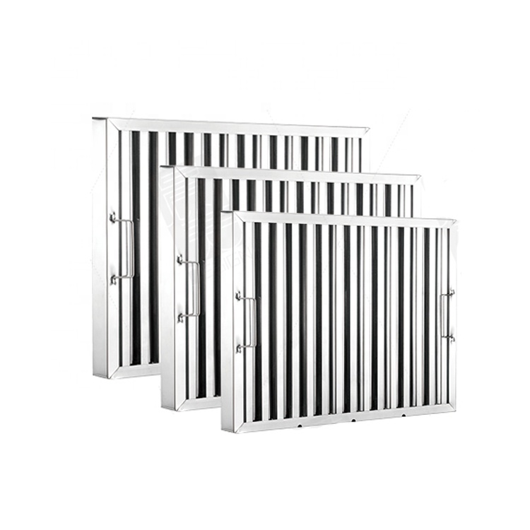201SS 304SS 430SS Grease Filte - огляд і ціна Commercial Kitchen Exhaust Hood