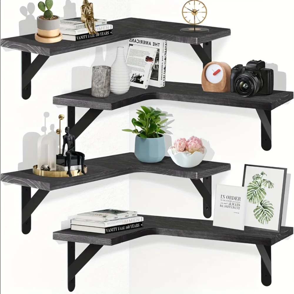 Natural Wood Grain Floating Sh - огляд і ціна Commercial Kitchen Rack