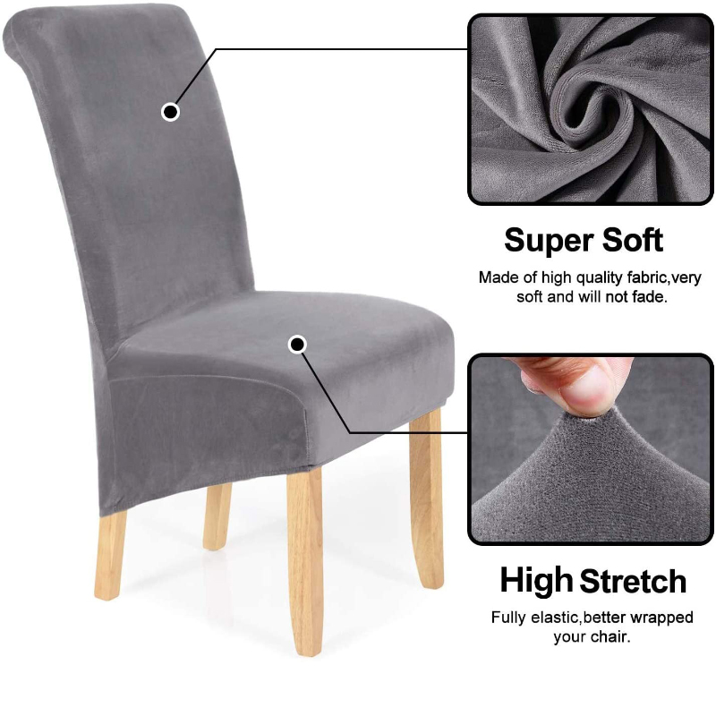 XL Size Stretch Velvet Dining  - огляд і ціна Commercial Kitchen Bench