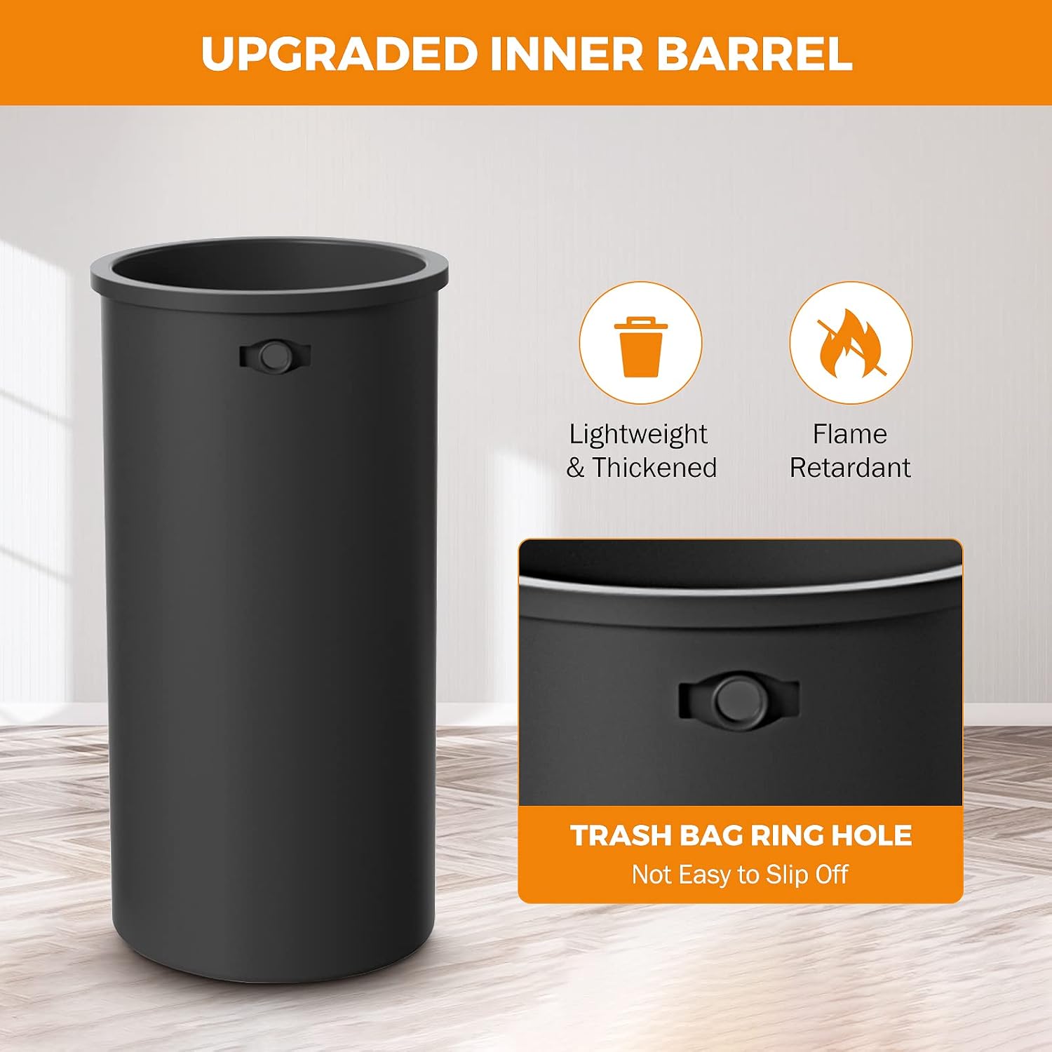Metallic 16.5‑Gallon Open‑Top  - огляд і ціна Commercial Kitchen Bin