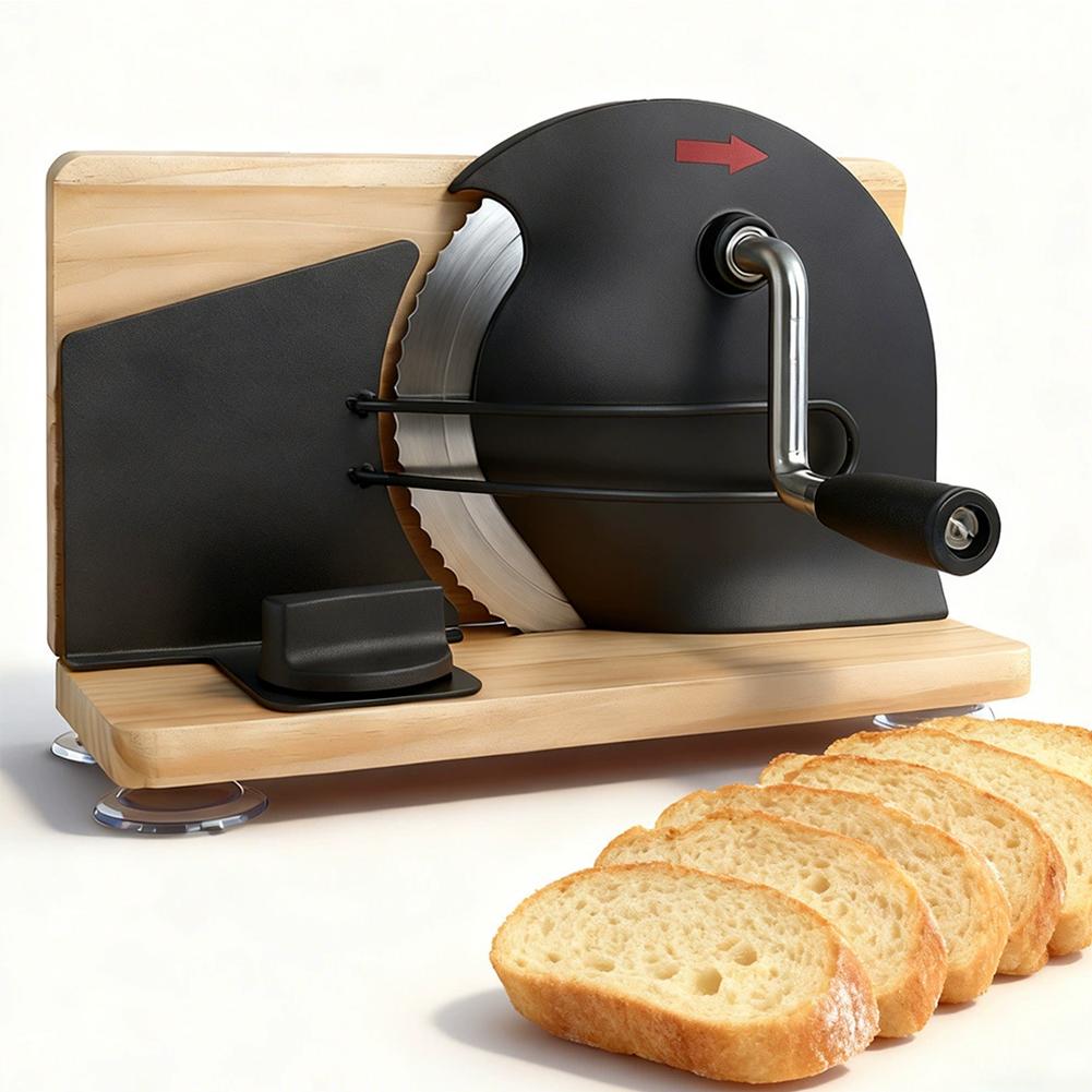 Hand Crank Bread Slicer 5-20mm - огляд і ціна Commercial Bread Slicer