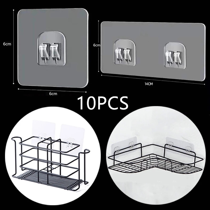 10PCS Transparent Hanging Shel - огляд і ціна Commercial Kitchen Rack