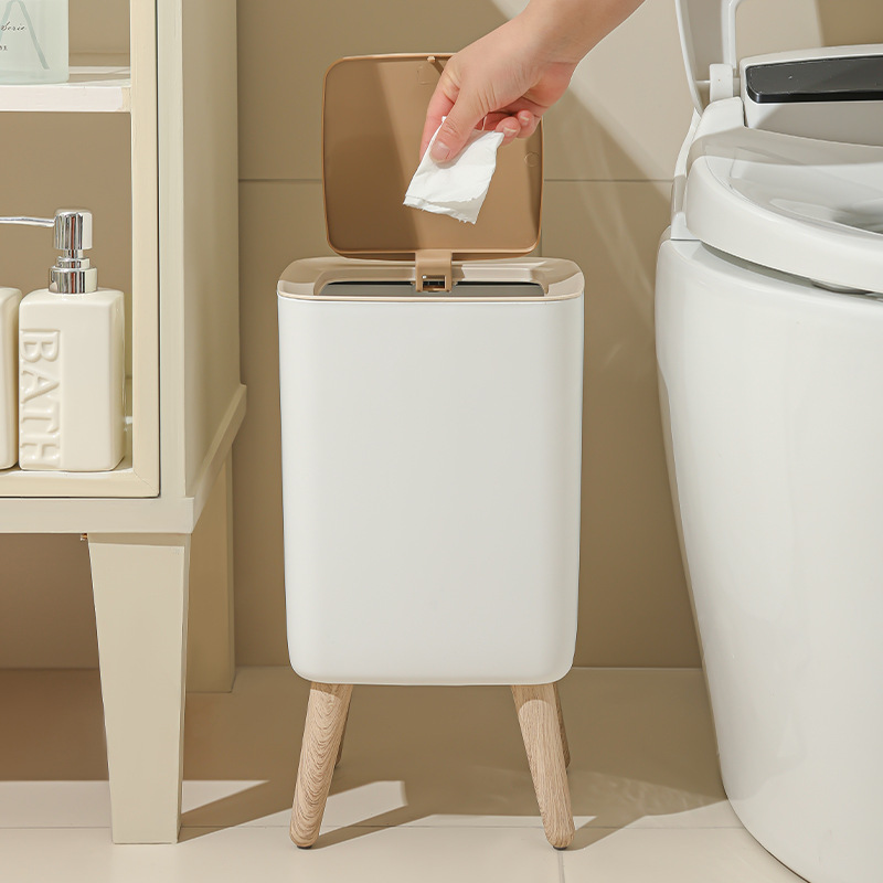 10L White Wooden Garbage Bin w - огляд і ціна Commercial Kitchen Bin
