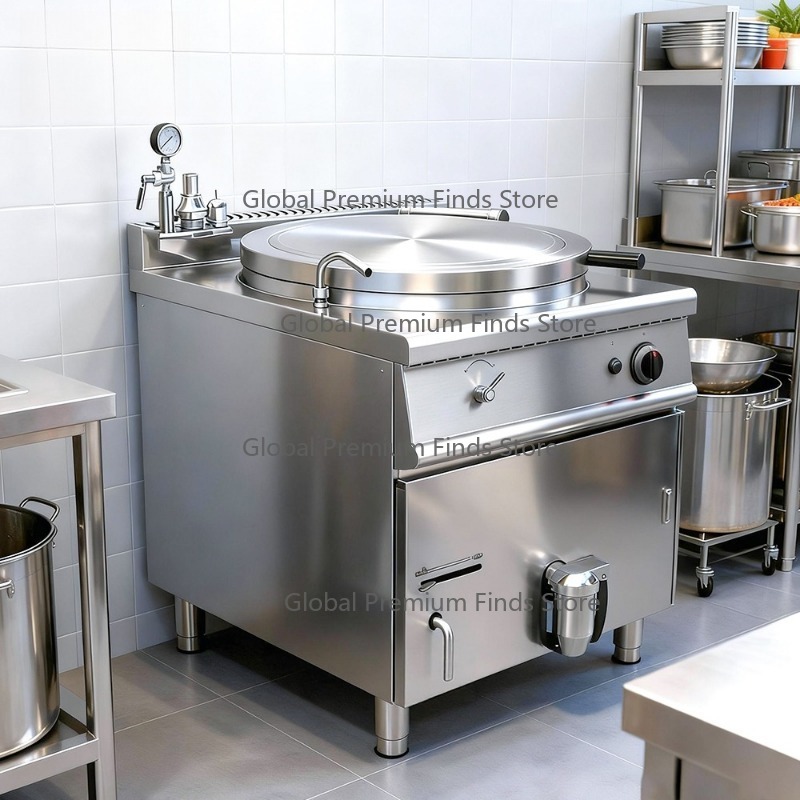 Commercial G-as Soup Pot Jacke - огляд і ціна Commercial Kitchen Kettle