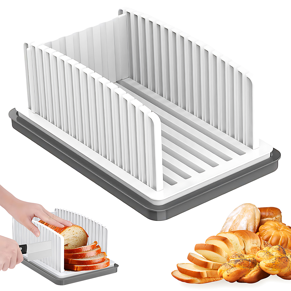 Adjustable Manual Bread Slicer - огляд і ціна Commercial Bread Slicer
