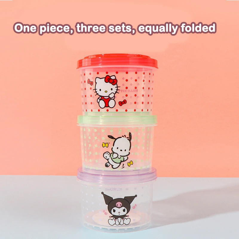 Kitty Bento Box Set 3 Pieces C - огляд і ціна Commercial Kitchen Utensil Organizer